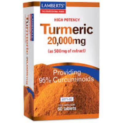 Turmeric 20,000mg 60 Tablets